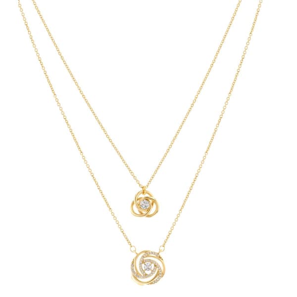 Design Collection 2pc. Gold-Tone Double Knot Pendant Necklaces - image 