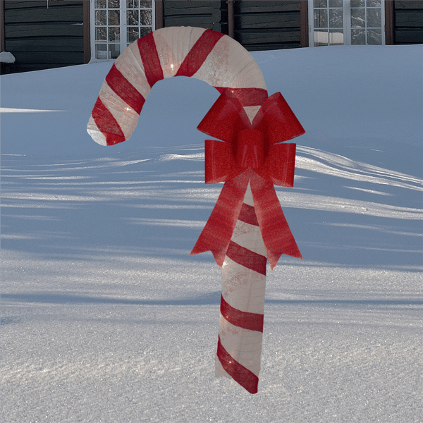 Northlight Pre-Lit Striped Candy Cane Christmas Outdoor Decor