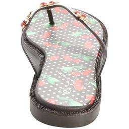 Womens Love 83 Cherry Thong Jelly Sandals