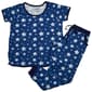 Womens Pillow Talk Short Sleeve Stars Jogger Pajama Set - image 1