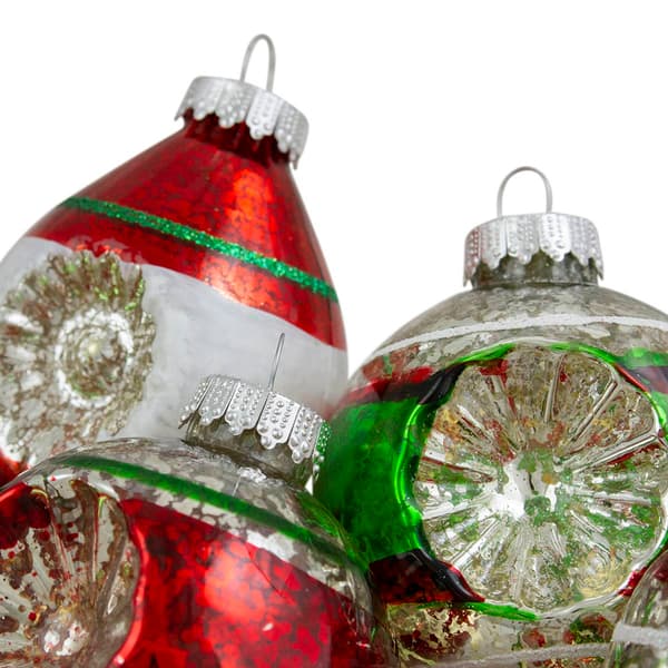 Northlight Seasonal 9ct. 2-Finish Christmas Ornaments