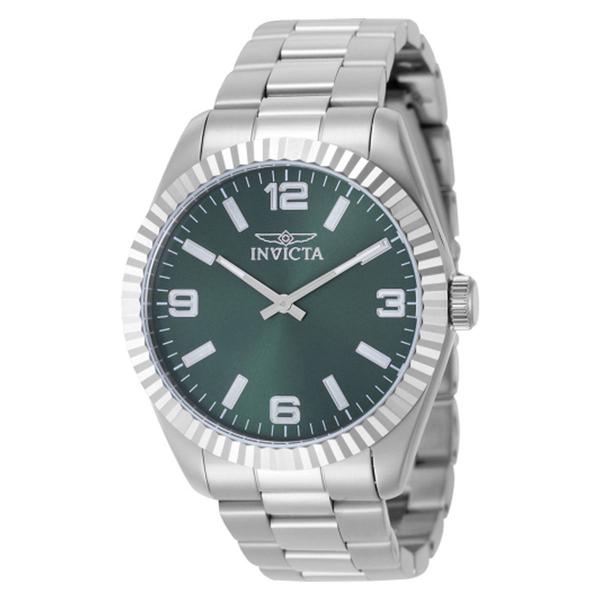 Mens Invicta Specialty Stainless Steel Green Dial Watch - 49672 - image 