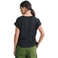 Womens CITY BLUES Short Sleeve Cinched Side Blouse - image 1