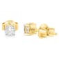 Nova Star® Yellow Gold 1/3ctw. Lab Grown Diamond Stud Earrings - image 2