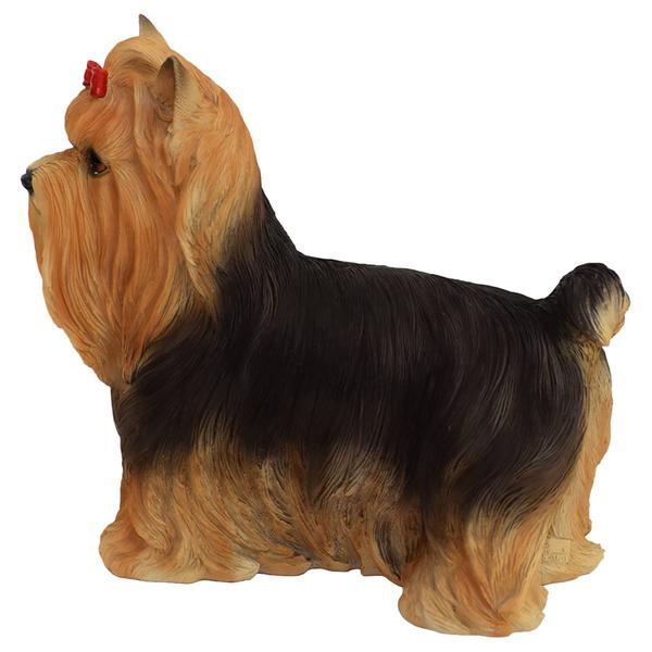 Hi-Line Gift Yorkshire Terrier Statue Garden Statue