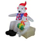 Northlight 4ft. LED Inflatable Polar Bear Family Christmas Decor - image 2