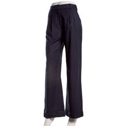 Juniors A. Byer Pinstripe Wide Leg Dress Pants