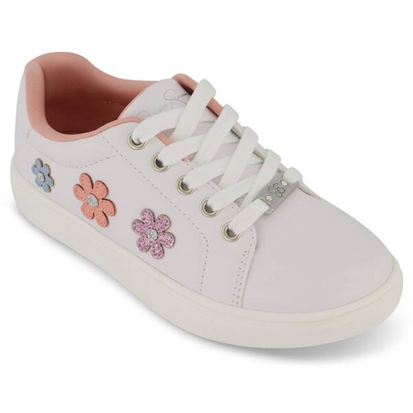Big Girls Jessica Simpson Sadie Flower Low Fashion Sneakers - image 