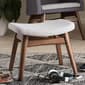 Baxton Studio Vera Upholstered Ottoman - image 4
