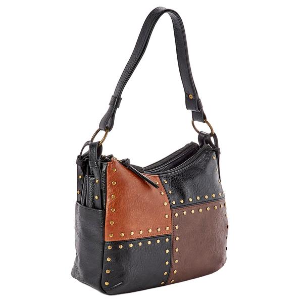 Bueno Carmel Stud Panel Shoulder Bag