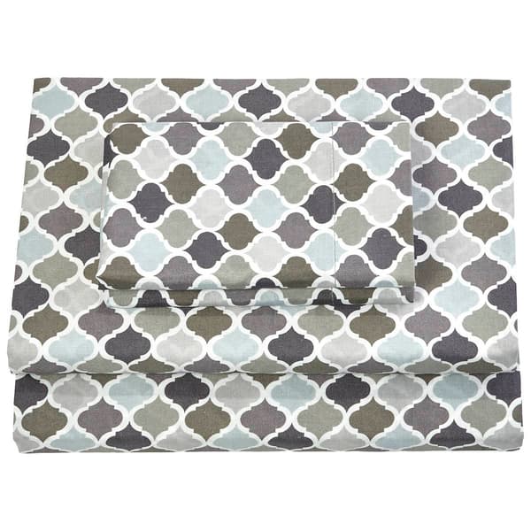 Quatrafoil Percale Sheet Set - image 
