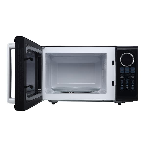 Black & Decker 0.9 cu. ft. Black Pull Handle Microwave Oven