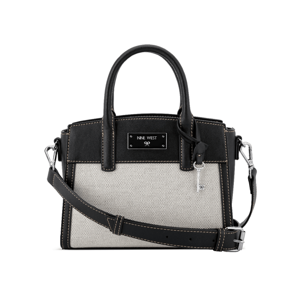 Nine West Ledger Canvas Mini Satchel $89