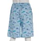Mens Big & Tall Preswick & Moore Shorts - Blue Watercolor Sharks - image 3