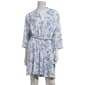 Womens Laura Ashley® 2pc. Long Sleeve Floral Travel Set Robe - image 2