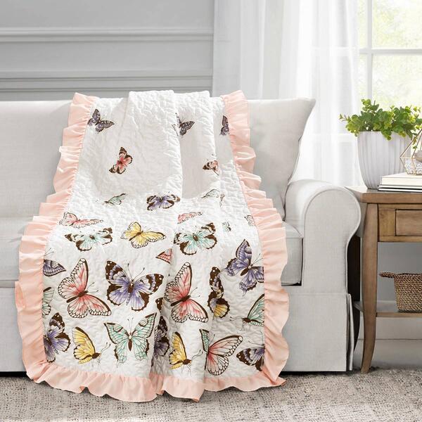 Lush Decor(R) Flutter Butterfly Throw - image 