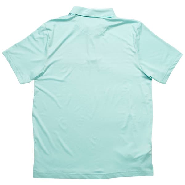 Mens PGA Tour Striped Short Sleeve Polo