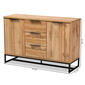Baxton Studio Reid Modern 2 Drawer Sideboard Buffet - image 9