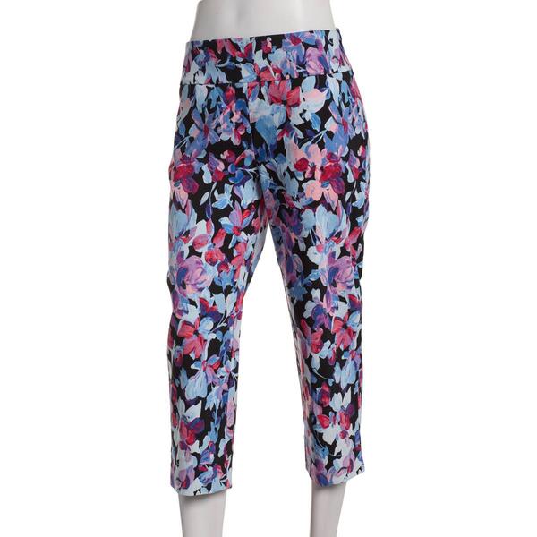 Plus Size Zac & Rachel Pull On Crop Casual Pants - image 