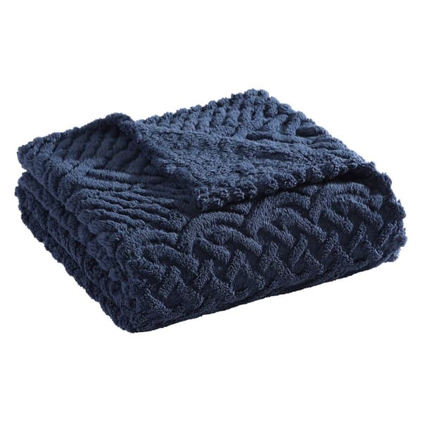 Nautica Declan Sherpa Reversible Throw - image 