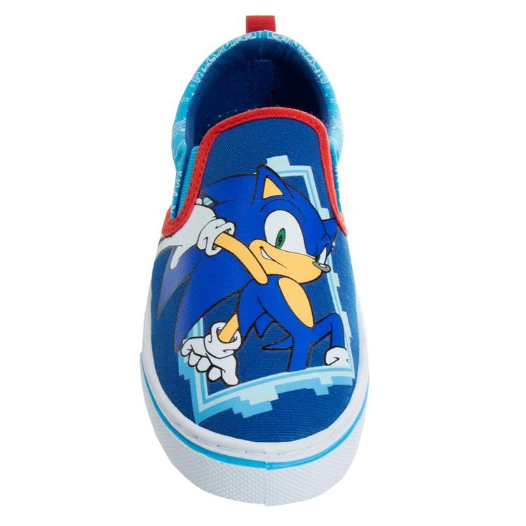 Big Boys Sonic the Hedgehog Slip-On Canvas Fashion Sneakers