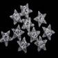 PENN 10ct. Sparkling Glittered Star Christmas Light Set - image 2