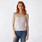 Juniors No Comment Yum Jersey Print To Solid Reverse Tube Top - image 1