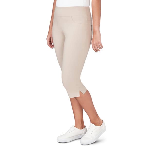 Womens Ruby Rd. Key Items Tech Pull-On Clamdigger Pants