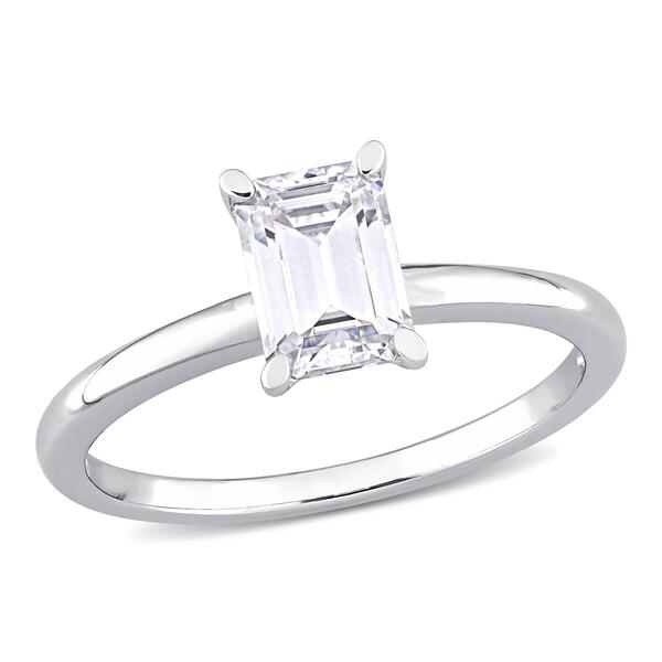 Gemstone Classics&#40;tm&#41; 1kt. Moissanite Solitaire Engagement Ring - image 