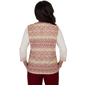 Petite Alfred Dunner Union Square Medallion Embroidered Blouse - image 2