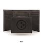 Mens NFL Pittsburgh Steelers Faux Leather Trifold Wallet - image 2