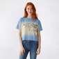 Juniors C-Life Short Sleeve Chevy Corvette Crop Tee - image 1