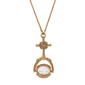 Symbols of Faith 14kt. Gold-Dipped Cross Multi-Stone Necklace - image 3