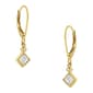 Diamond Classics&#40;tm&#41; Yellow Gold 1/3ctw. Dangle Earrings - image 1