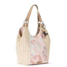 Sakroots Roma Pink Floral Shopper Tote