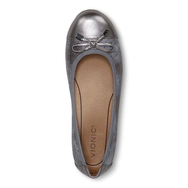 Womens Vionic® Minna Metallic Ballet Flats