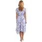 Womens Madison Leigh Flutter Sleeve Floral Shift Dress - image 2