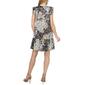 Womens Cece Flutter Sleeve Floral Ruffle Hem Shift Dress - image 3