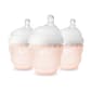 Olababy 3pk. 4oz. Bottle with Slow Flow Nipple - Coral - image 1