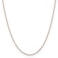 Gold Classics&#40;tm&#41; 1.15mm. Rose Gold Cable Rope Chain Necklace - image 1