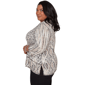 Plus Size Alfred Dunner Detail Driven 3/4 Sleeve Spliced Blouse - image 4