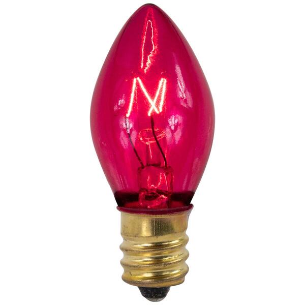 Northlight Seasonal 25ct. Pink Christmas Replacement Bulbs - image 