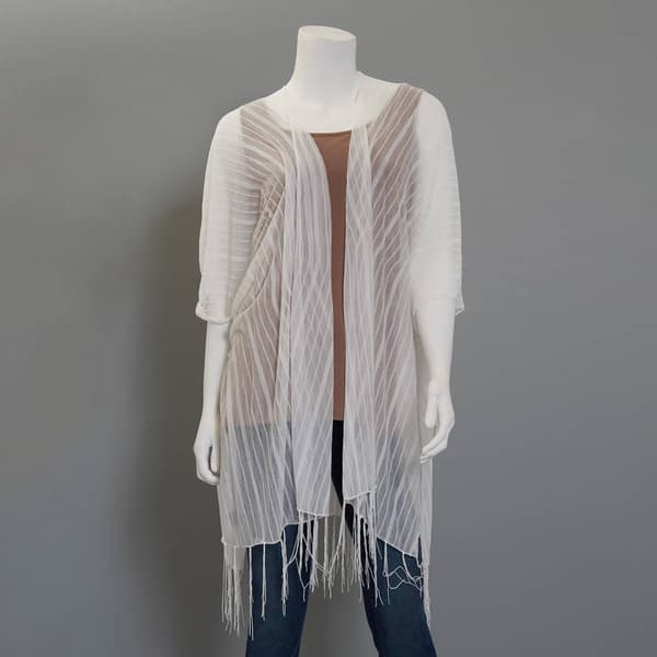 Womens Jessica McClintock Solid Slinky Kimono - image 