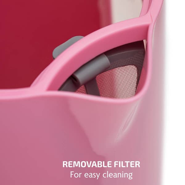 Ovente 1.8 Liter Electric Kettle w/ ProntoFill&#8482; Lid - Pink