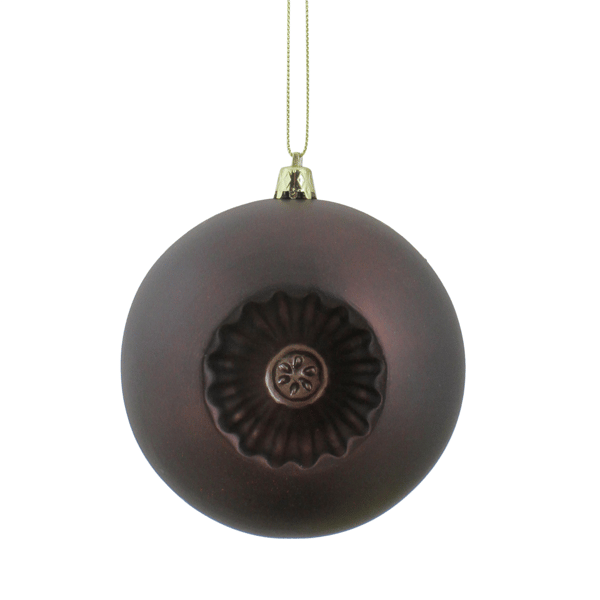 DAK 6ct.Shatterproof Matte Retro Reflector Ball Ornaments
