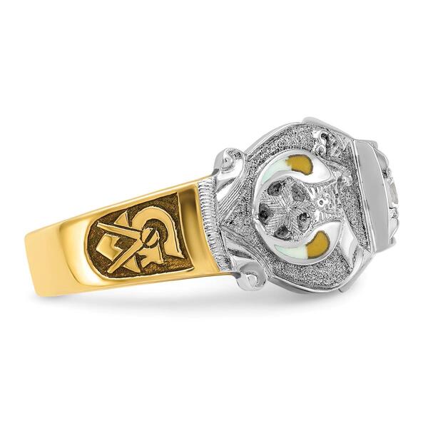 Mens Gentlemen&#8217;s Classics&#8482; 14kt. Gold 1/5ctw. Diamond Rite Ring
