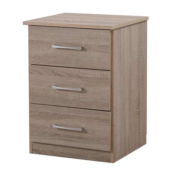Passion Furniture Boston 3-Drawer Nightstand - image 