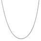 Unisex Gold Classics&#40;tm&#41; 1.30mm. 14kt. White Gold Box 14in. Necklace - image 1