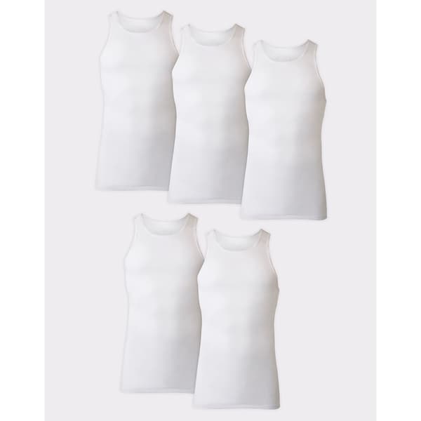 Mens Big Hanes Core 5pk. Tanks