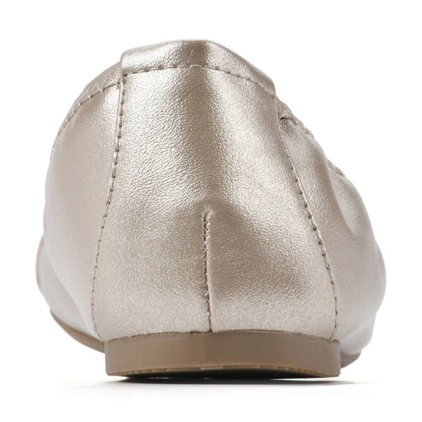 Womens White Mountain Sunnyside II Gold Flats